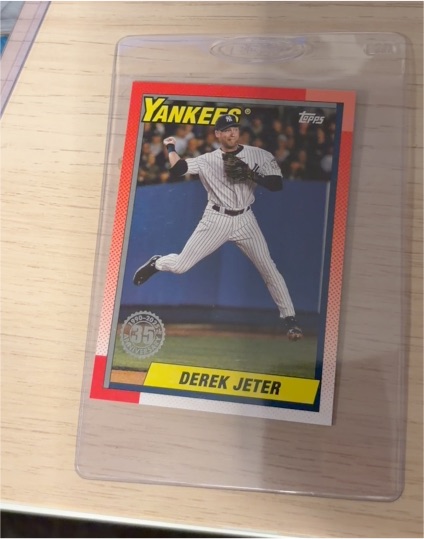 2025 Topps Series 1 - 1990 Topps Baseball 35th Anniversary #T90-87 Derek Jeter — front