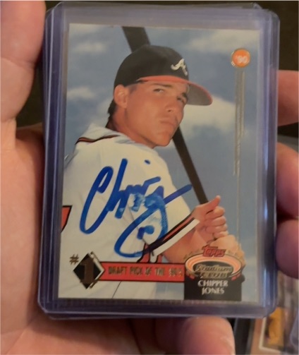 1993 Topps Stadium Club #9 Chipper Jones — front