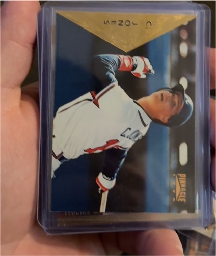 1996 Pinnacle #114 Chipper Jones — front