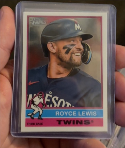 2025 Topps Heritage #138 Royce Lewis — front