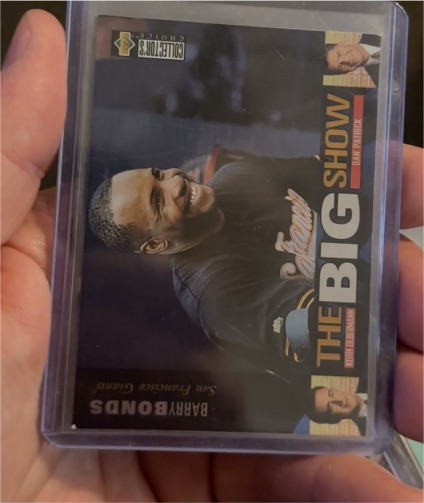 1997 Upper Deck Collector's Choice The Big Show #40 Barry Bonds — front