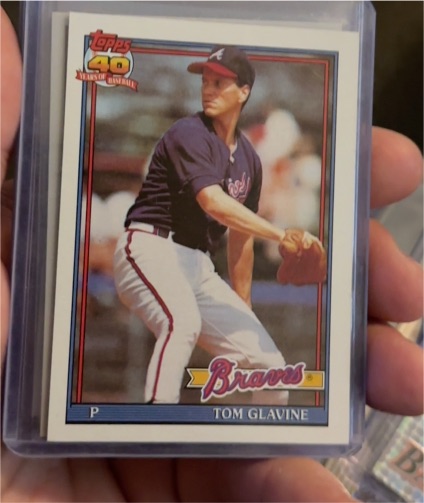 1991 Topps #82 Tom Glavine — front
