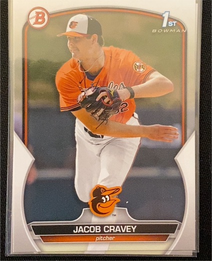 2023 Bowman Draft #BD-189 Jacob Cravey — front
