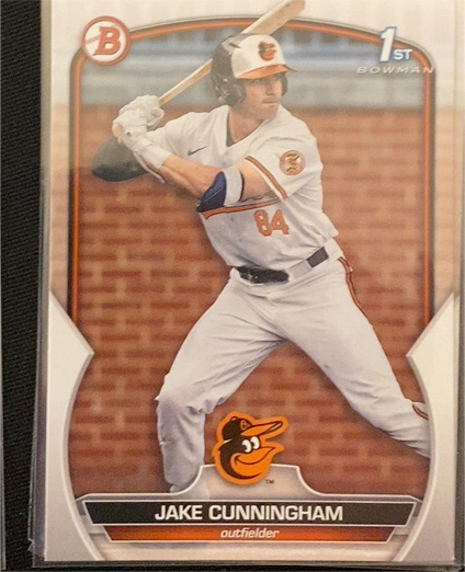 2023 Bowman Draft #BD-198 Jake Cunningham — front
