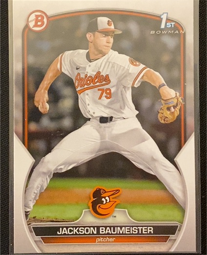 2023 Bowman Draft #BD-84 Jackson Baumeister — front