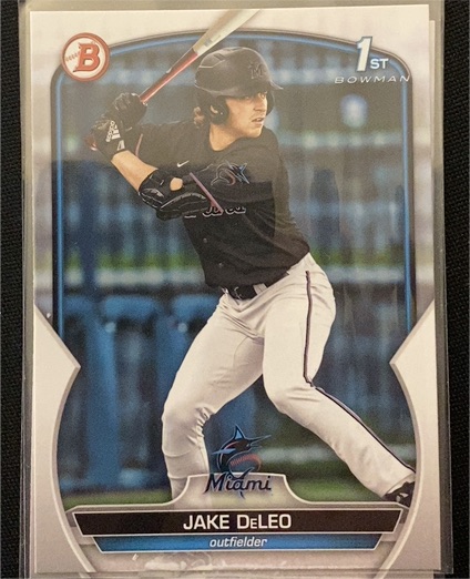 2023 Bowman Draft #BD-158 Jake DeLeo — front
