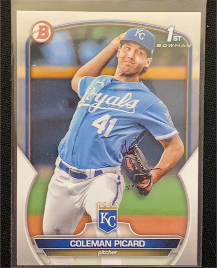 2023 Bowman Draft #BD-161 Coleman Picard — front