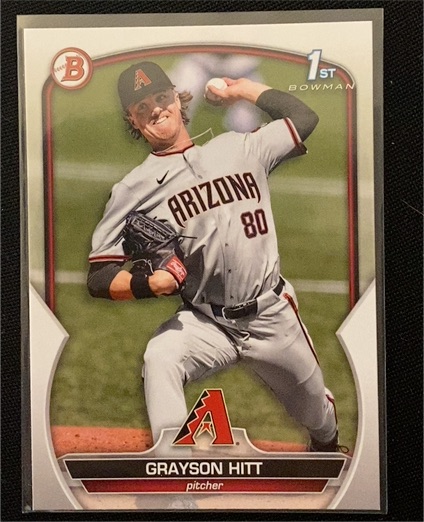 2023 Bowman Draft #BD-57 Grayson Hitt — front