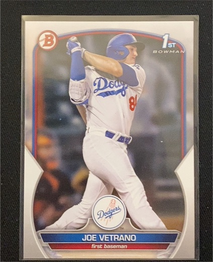 2023 Bowman Draft #BD-91 Joe Vetrano — front
