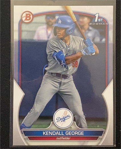 2023 Bowman Draft #BD-190 Kendall George — front