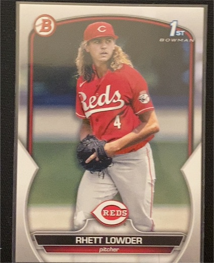 2024 Bowman 1st Bowman #Rhett Lowder — front