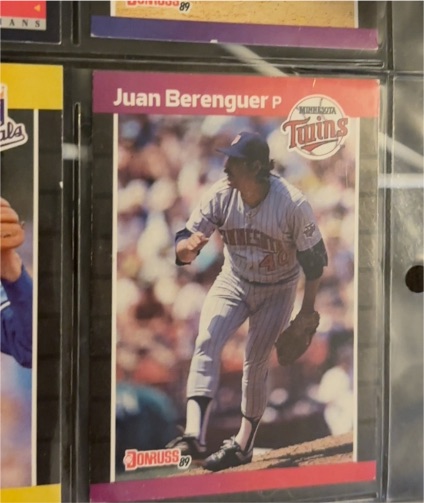 1989 Donruss #81 Juan Berenguer Minnesota Twins — front