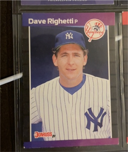 1989 Donruss #78 Dave Righetti — front