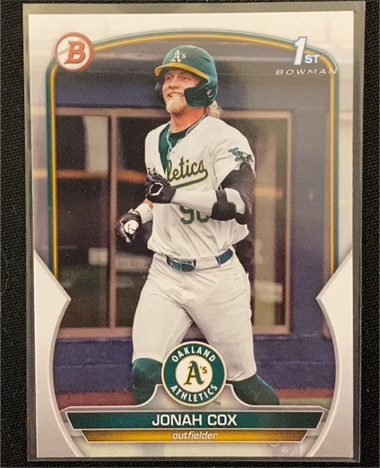 2023 Bowman Draft #BD-135 Jonah Cox — front