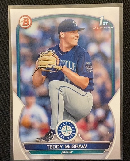 2023 Bowman Draft #BD-73 Teddy McGraw — front