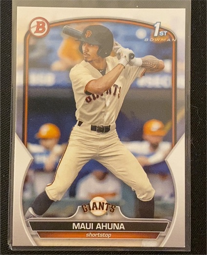 2023 Bowman Draft #BD-163 Maui Ahuna — front