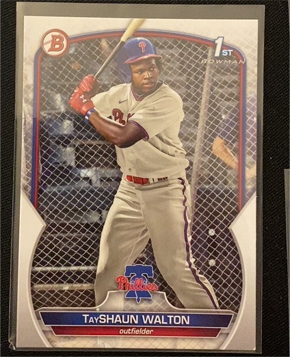 2023 Bowman Draft #BD-183 TayShaun Walton — front