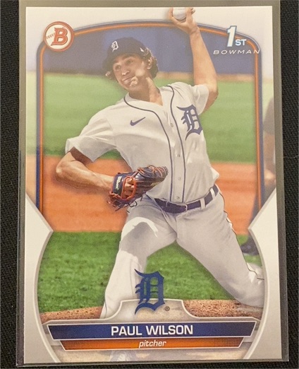 2023 Bowman Draft #BD-186 Paul Wilson — front