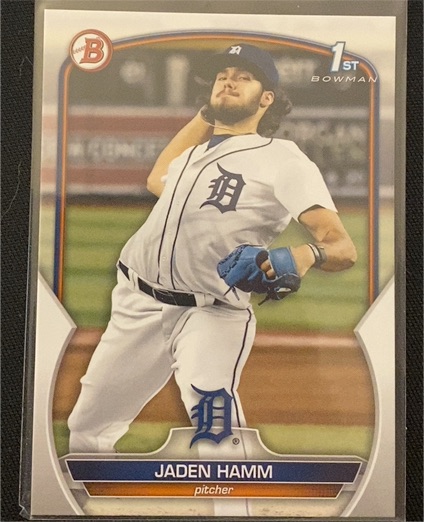 2023 Bowman Draft #BD-154 Jaden Hamm — front