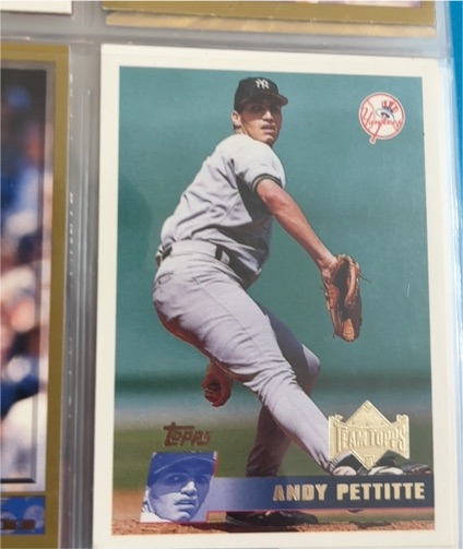 1996 Topps #378 Andy Pettitte — front
