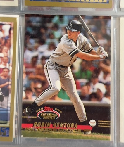1993 Topps Stadium Club #295 Robin Ventura — front
