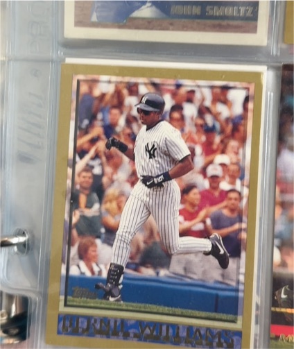 1993 Topps Gold #222 Bernie Williams — front