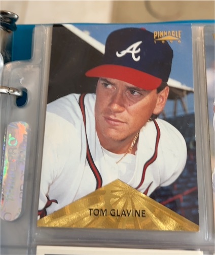 1996 Pinnacle #230 Tom Glavine — front