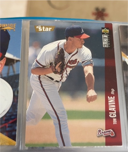 1996 Upper Deck Collector's Choice #455 Tom Glavine — front
