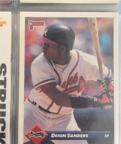 1993 Donruss #158 Deion Sanders — front