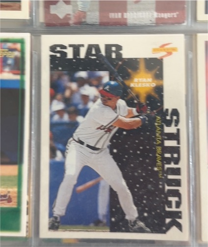 1996 Score #368 Ryan Klesko Star Struck Atlanta Braves — front