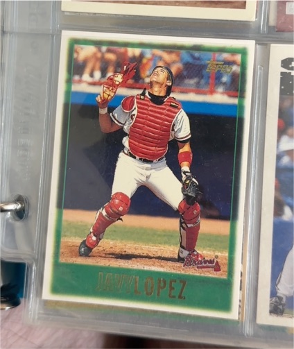 1997 Topps #395 Javy Lopez — front