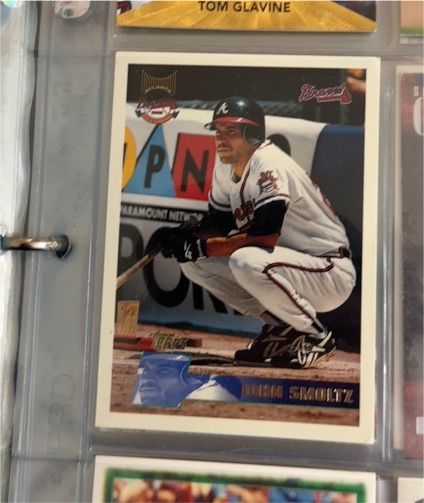 1996 Topps #189 John Smoltz — front