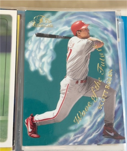 1997 Flair Showcase #19 Scott Rolen Wave of the Future Rookie — front