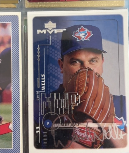 1999 Upper Deck MVP #211 David Wells — front