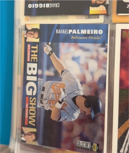 1997 Upper Deck Collector's Choice The Big Show #7 Rafael Palmeiro — front