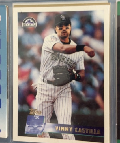 1996 Topps #188 Vinny Castilla — front