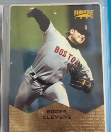 1997 Pinnacle #55 Roger Clemens — front