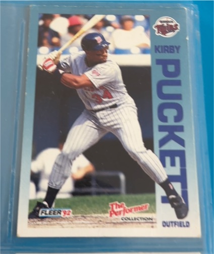 1992 Fleer The Performer Collection #11 Kirby Puckett — front