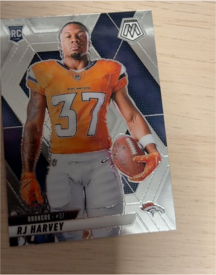 2025 Panini Mosaic #284 RJ Harvey — front