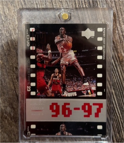 1998 Upper Deck MJ Timeframe #111 Michael Jordan — front