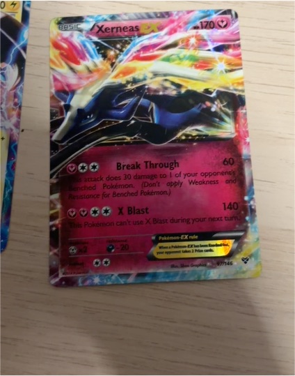2014 Pokémon XY Base Set #97 Xerneas EX — front