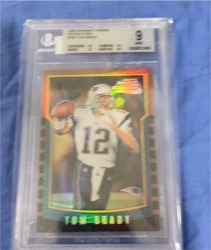 2000 Bowman Chrome #236 Tom Brady Rookie — front
