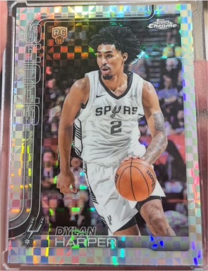 2025-26 Topps Chrome #252 Dylan Harper — front