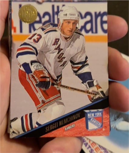 1993 Leaf #252 Sergei Nemchinov — front