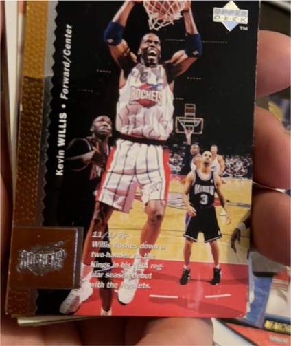 1996-97 Upper Deck #227 Kevin Willis Houston Rockets — front