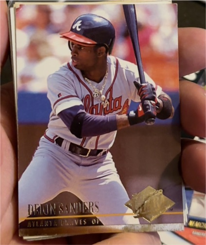 1994 Fleer Ultra #156 Deion Sanders — front