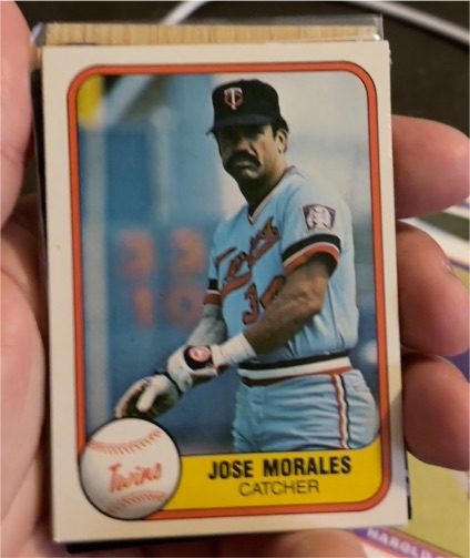 1981 Fleer #571 Jose Morales — front