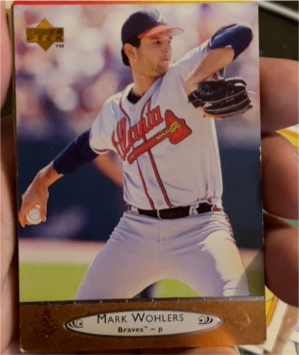 1996 Upper Deck #3 Mark Wohlers — front