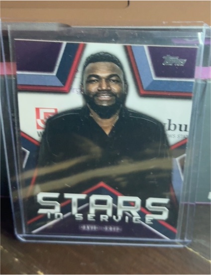2021 Topps Stars in Service #SIS-20 David Ortiz — front