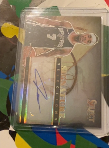 2024-25 Panini Select Signature Selections #SS-DUK David Duke Jr. — front